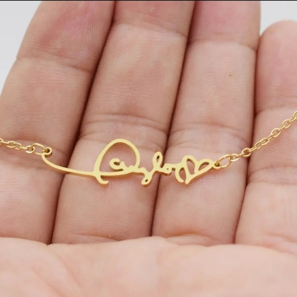 Stainless steel gold plated Taylor Swift Theme Necklace - Picture 3 of 6